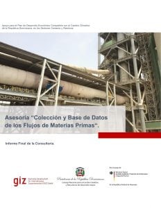 Asesoría “Colección y Base de Datos de los Flujos de Materias Primas“.